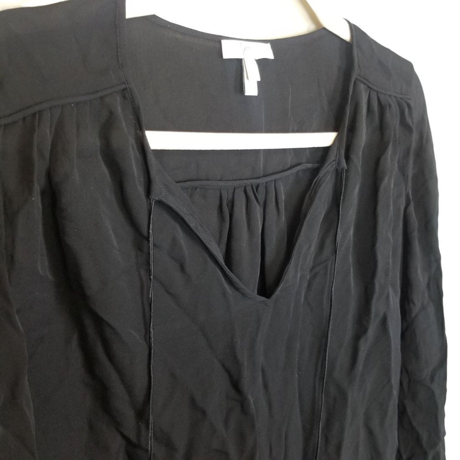 Joie Joie Womens Silk Odelette Peasant Blouse Sz XS Quiet Luxury Size XS / US 0-2 / IT 36-38 - 7 Thumbnail