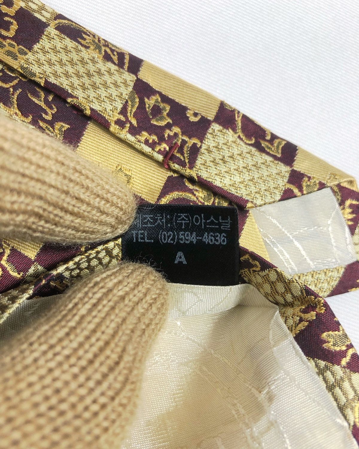 Christian Dior Monsieur Rare Vintage Christian Dior Monsieur Floral Silk Tie Size ONE SIZE - 9 Thumbnail