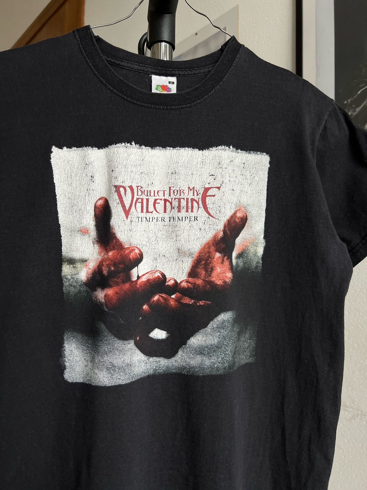 Band Tees × Vintage VINTAGE Y2K BULLET FOR MY VALENTINE SCREAM AIM TOUR BAND TEE Size US M / EU 48-50 / 2 - 3 Thumbnail