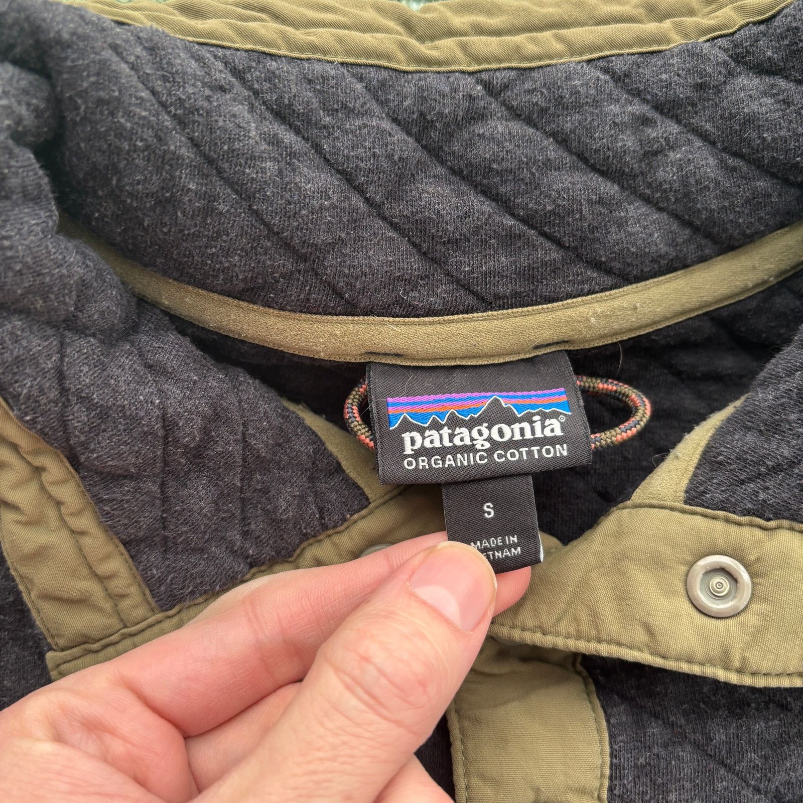 Patagonia Womens organic cotton quilt snap-t pullover gray size S Size S / US 4 / IT 40 - 4 Thumbnail