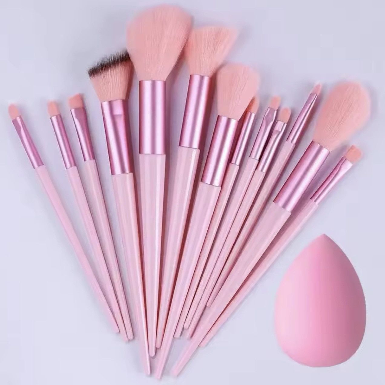 Designer BeeChip Makeup Brushes Set 13Pc Foundation Concealer Size ONE SIZE - 15 Thumbnail