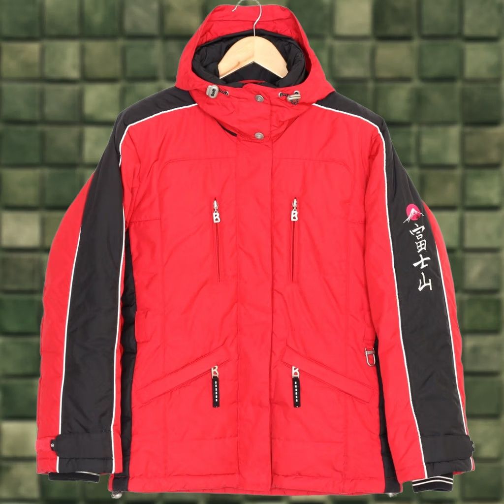 Bogner VINTAGE Bogner Ski Jacket Women 36 Hooded Padded Red MJ2837 Size XS / US 0-2 / IT 36-38 - 1 Thumbnail