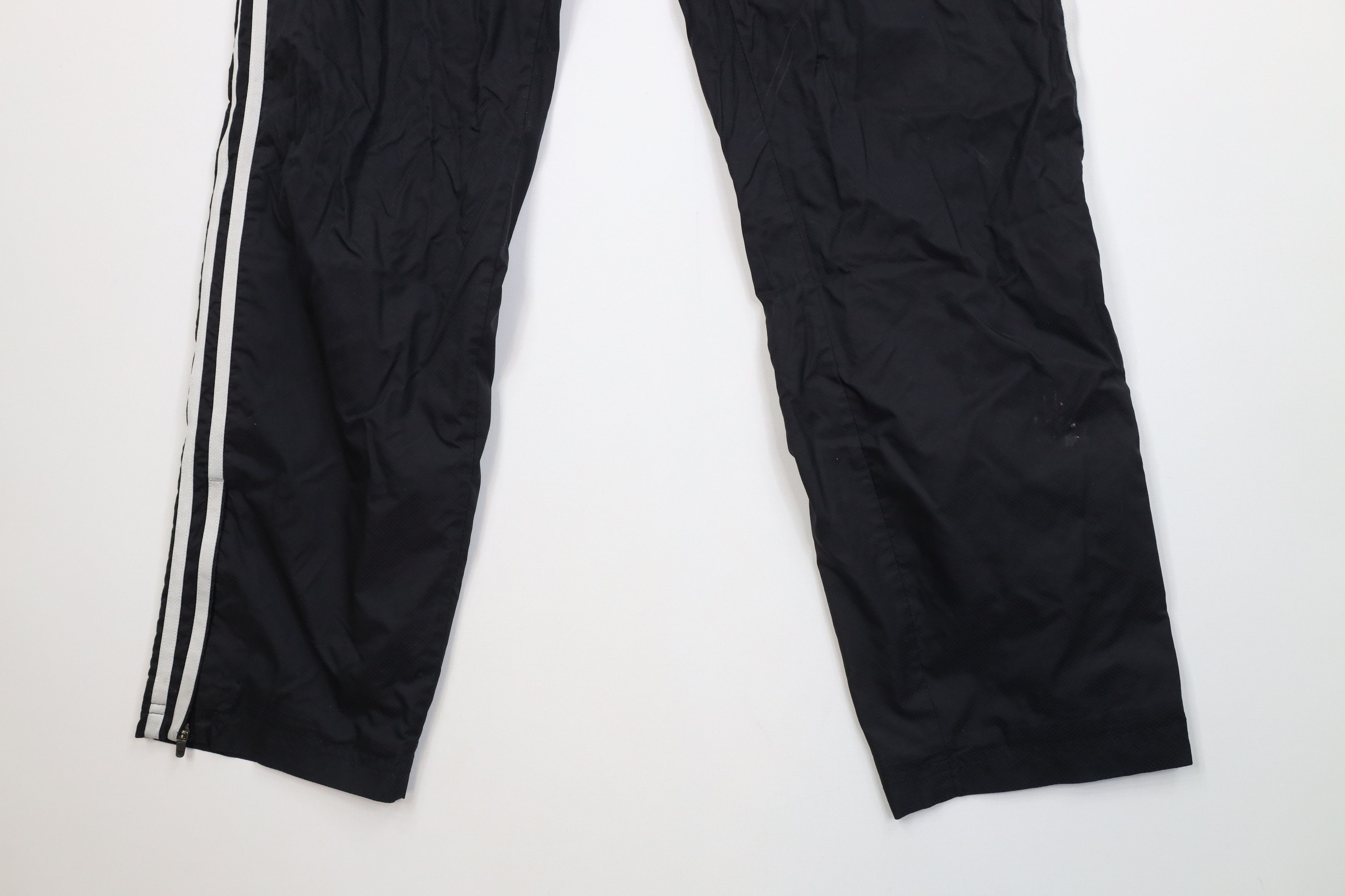 Adidas Vintage Y2K Adidas Distressed Lined Windbreaker Pants Black Size US 34 / EU 50 - 4 Thumbnail