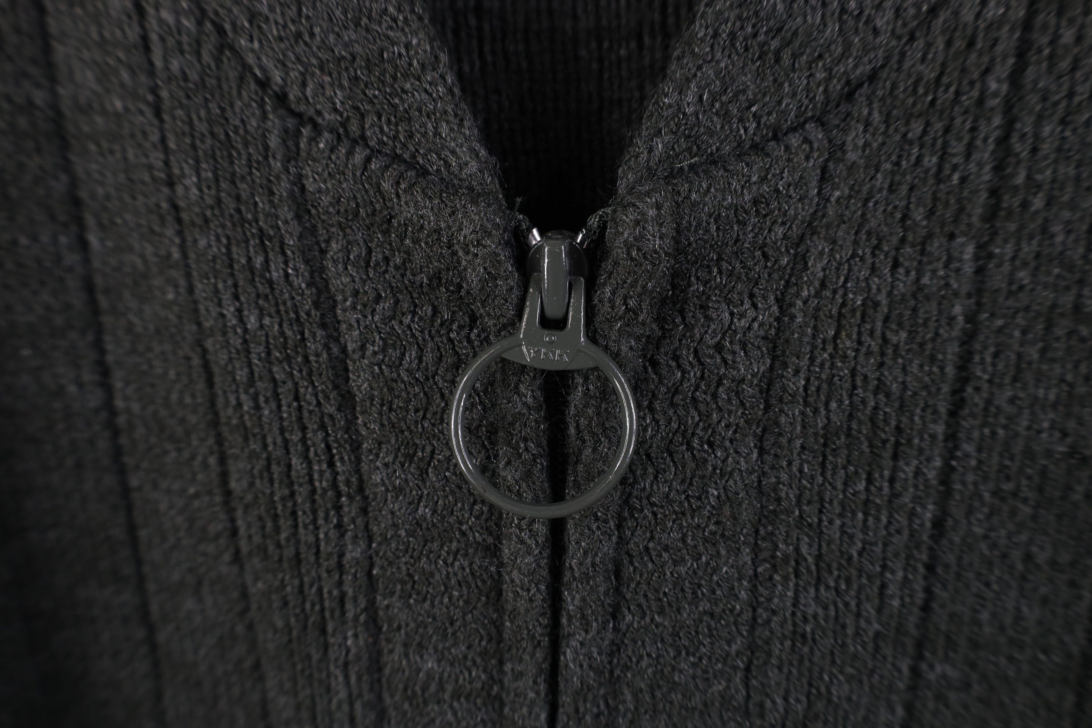 Vintage Vintage 90s Streetwear Ribbed Zip Cardigan Sweater Green Size US XL / EU 56 / 4 - 7 Thumbnail