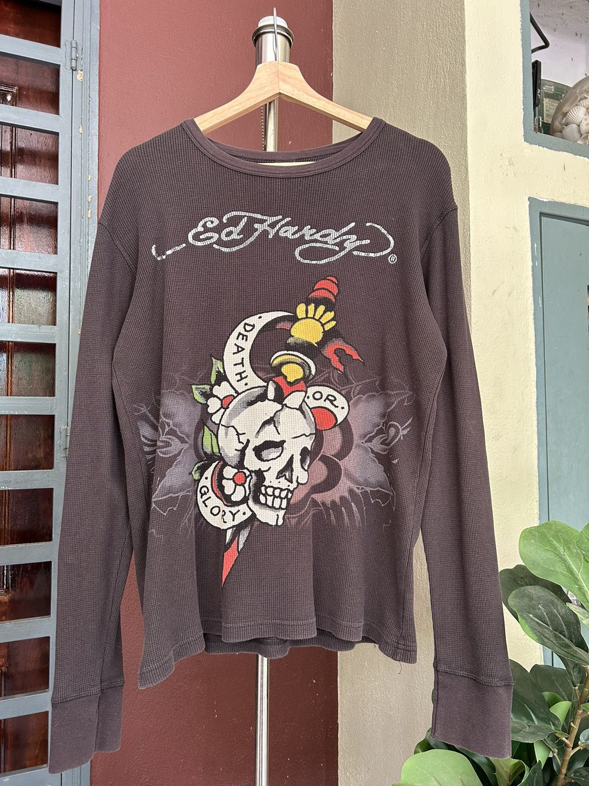 Ed Hardy ☠️Ed Hardy Skull Long Sleeve ☠️ Size US M / EU 48-50 / 2 - 1 Thumbnail