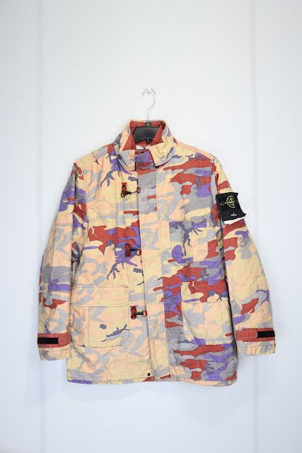 Stone Island o1rshd1 Camouflage Down Jacket in Multicolor Size US L / EU 52-54 / 3 - 3 Thumbnail