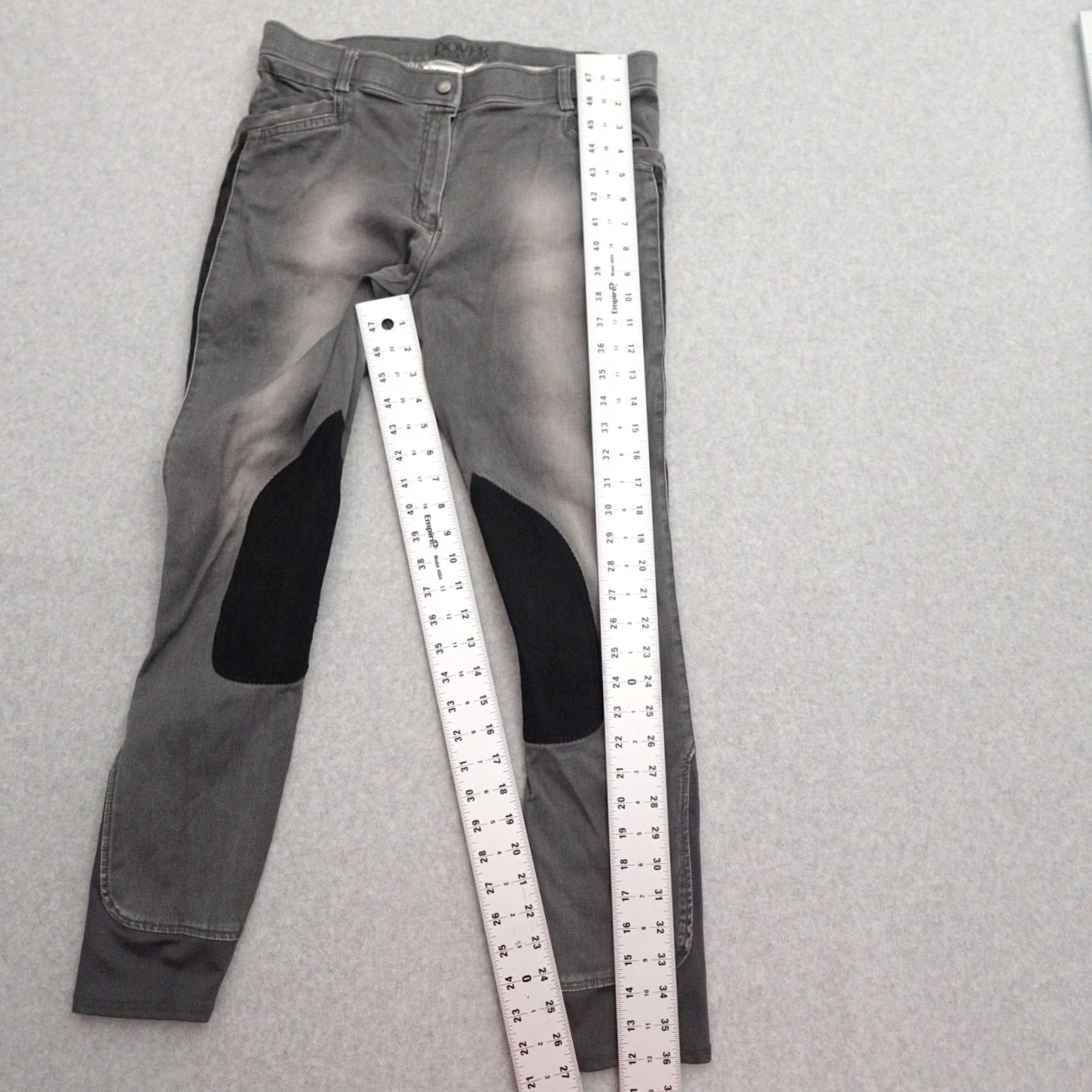 Vintage Dover Saddlery Breeches Pants Womens Size 30R Gray Cotton Elastane Skinny Jeans Shirt? Size 30" / US 8 / IT 44 - 5 Thumbnail