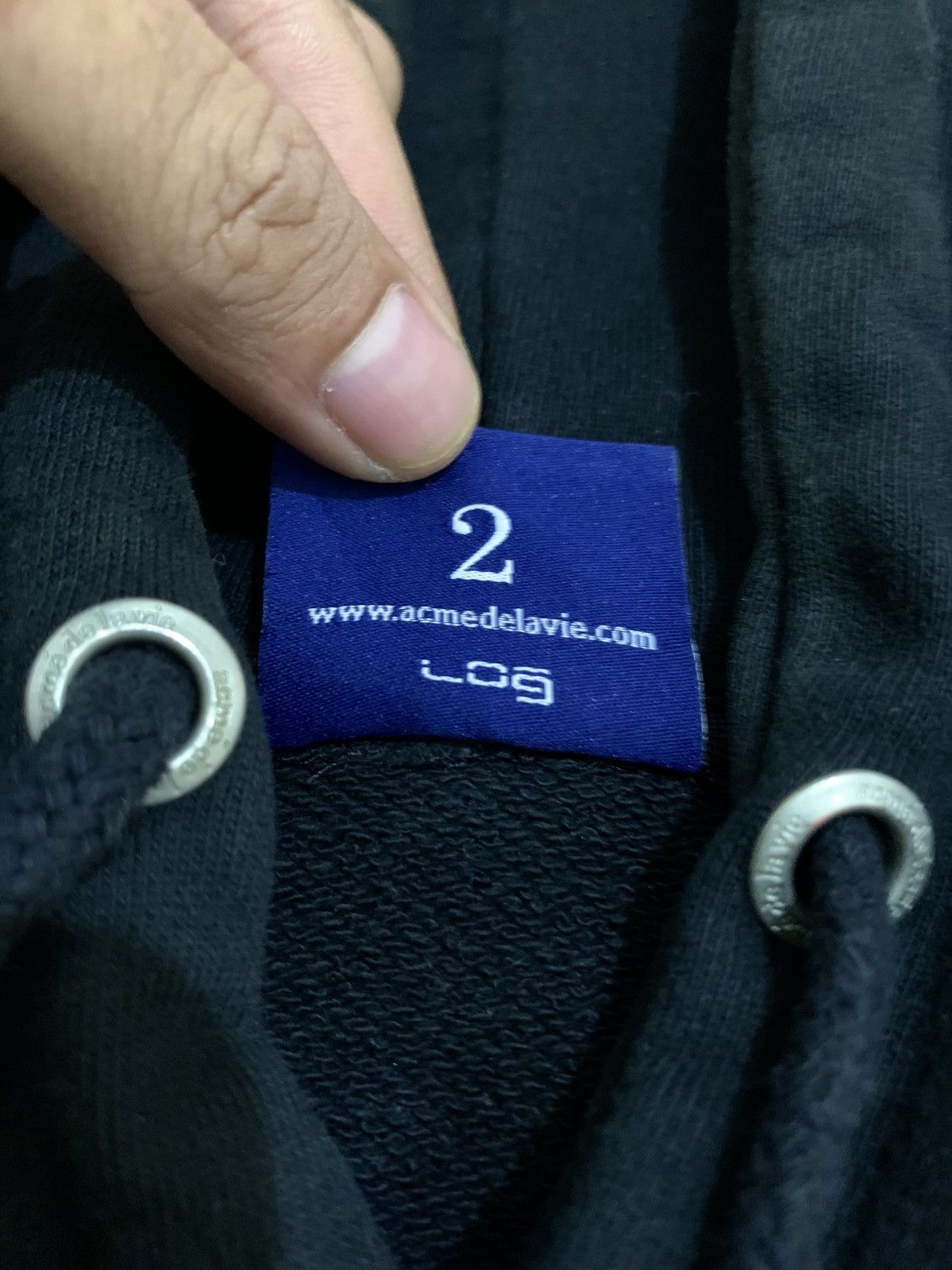 Acme Clothing LOG X ADLV HOODIE BLACK Size US XXL / EU 58 / 5 - 4 Thumbnail