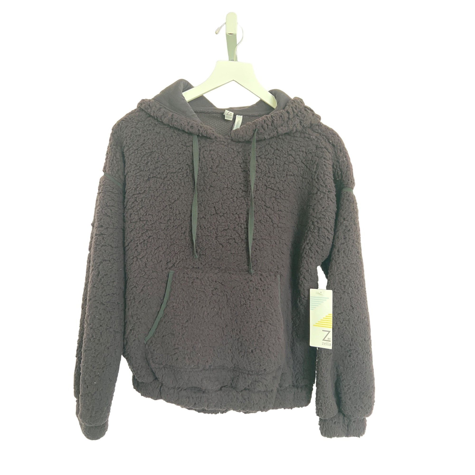 Other Z By Zella Faux Shearling Hoodie Dark Purple Kangaroo Pocket Size S / US 4 / IT 40 - 3 Thumbnail