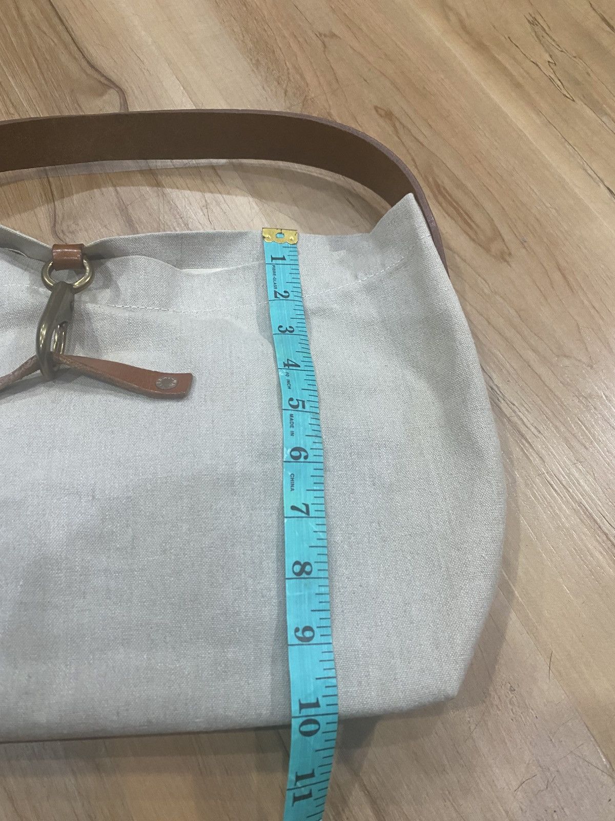 Japanese Brand × Leather Japanese style canvas shoulder bag Size ONE SIZE - 8 Thumbnail