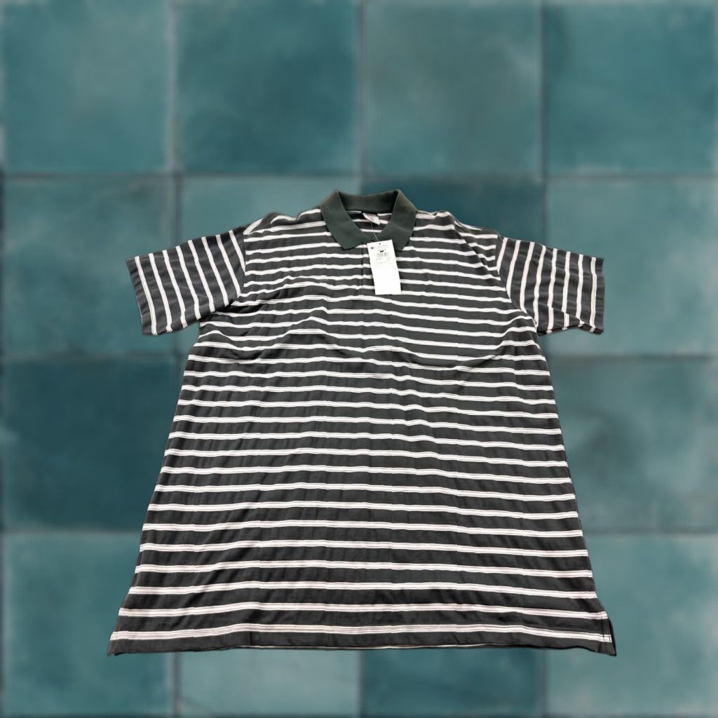 Vintage Columbia Shirt Mens 2XL Black Striped Polo Golf Performance Short Sleeve Collar Shirt Size US XXL / EU 58 / 5 - 1 Thumbnail