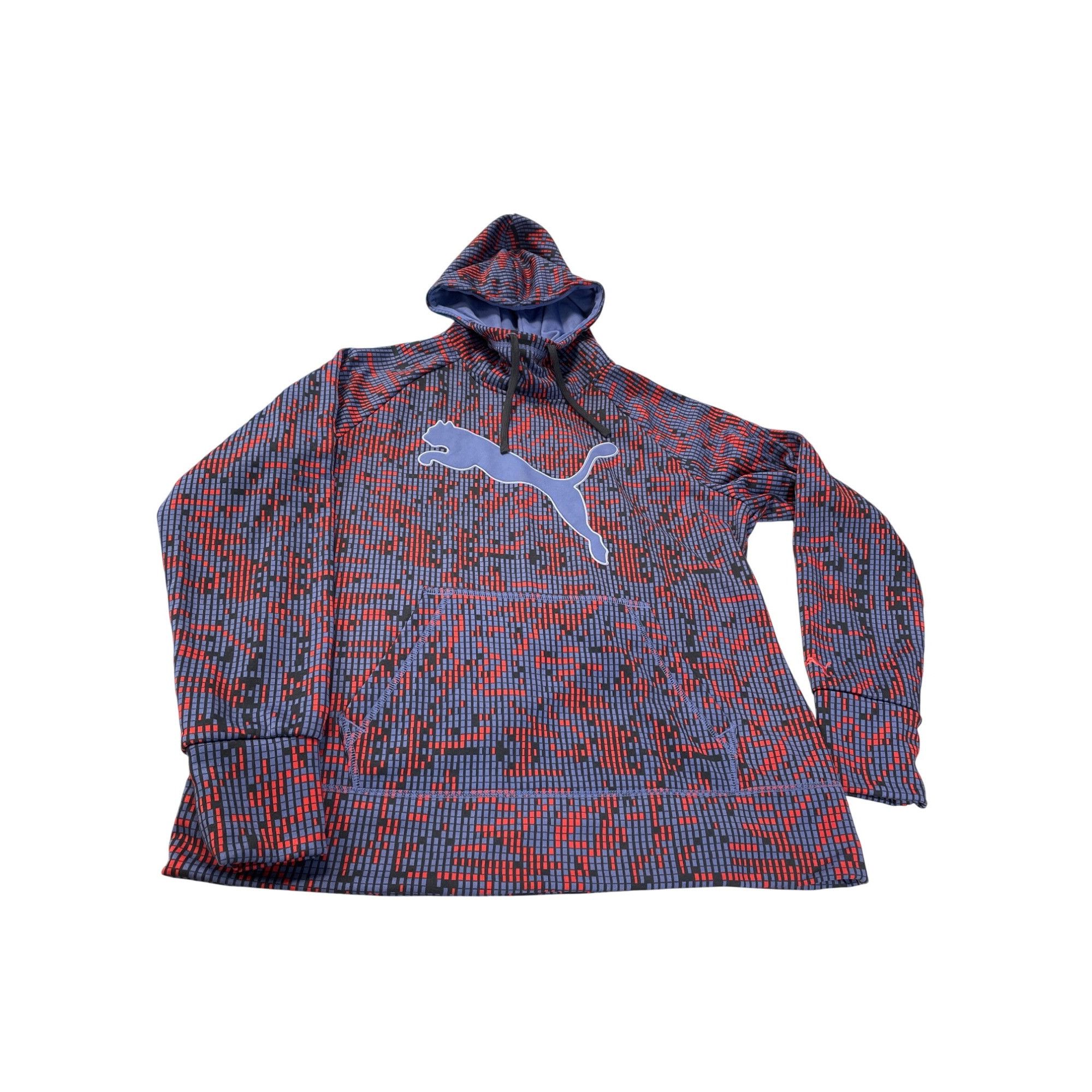 Puma Puma Mens Blue Red Digital Print Pullover Hoodie Sweatshirt Size US XL / EU 56 / 4 - 1 Thumbnail