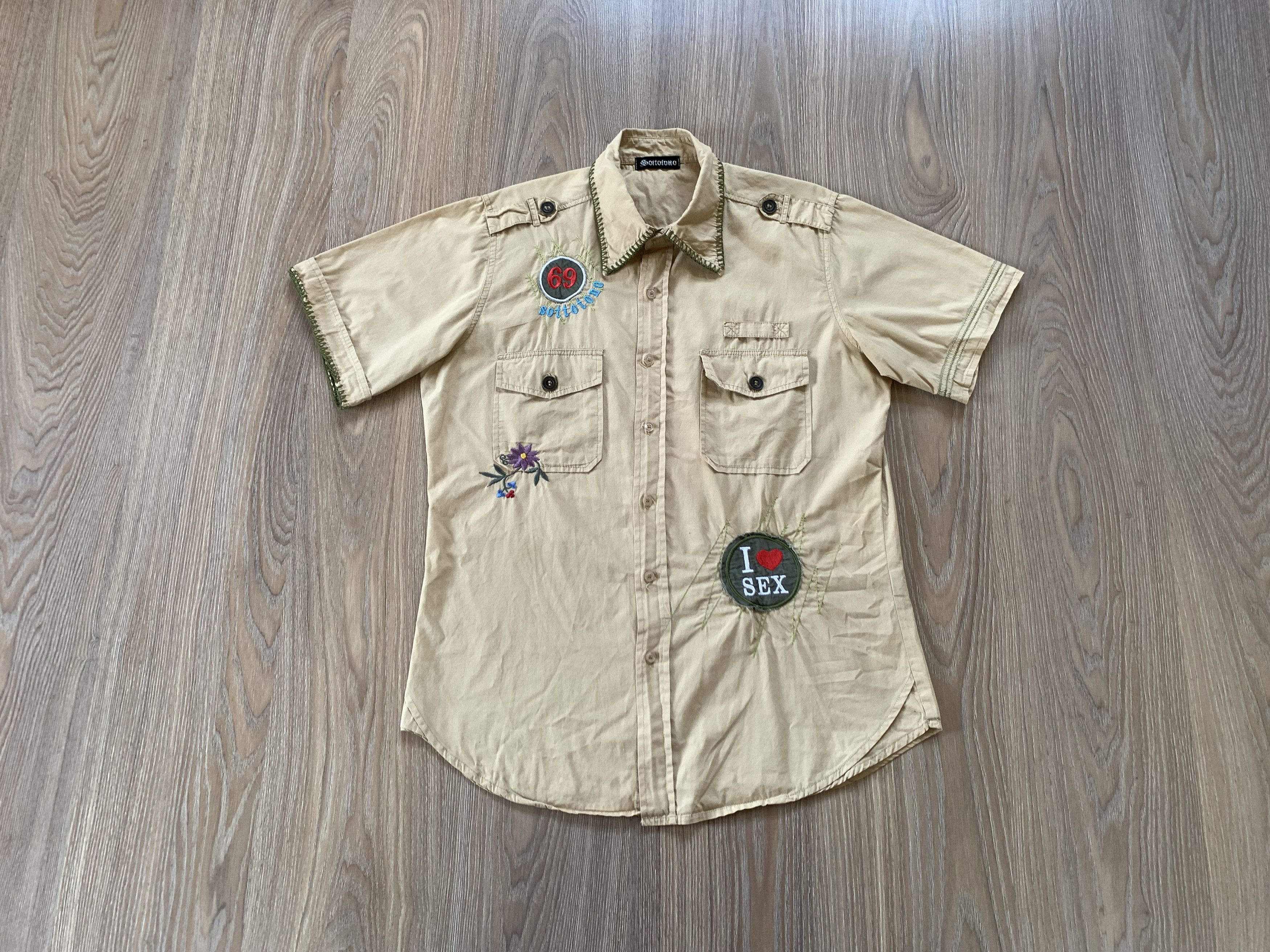 Band Tees Vintage I Love Sex Sottotona Button Up Shirt Size US M / EU 48-50 / 2 - 1 Thumbnail
