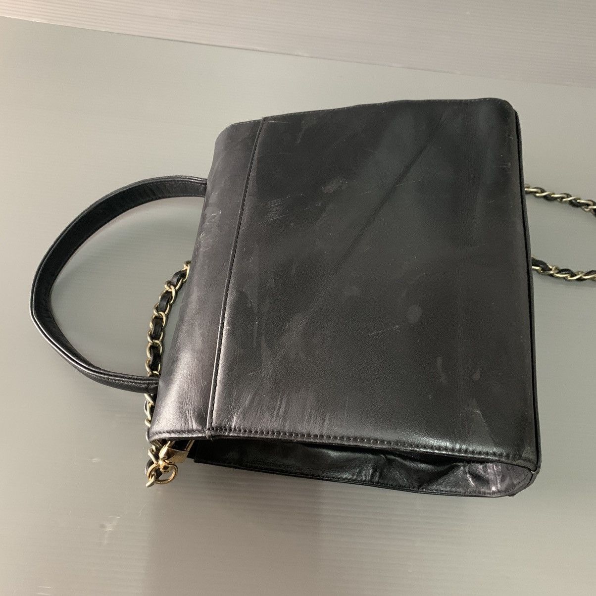 Givenchy Givenchy Black Leather Kelly Top Bag Size ONE SIZE - 3 Thumbnail
