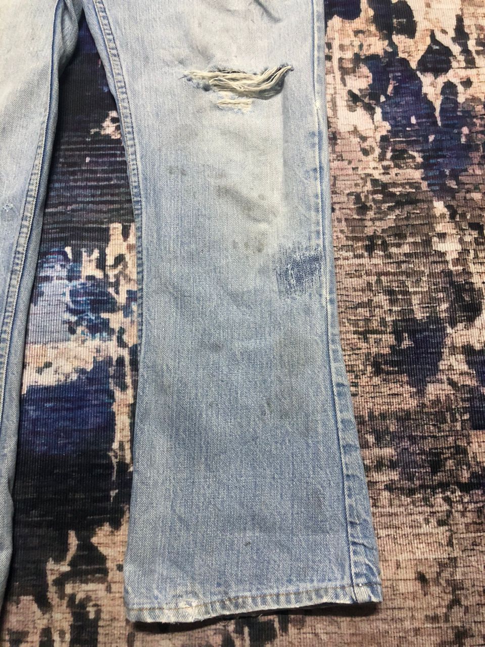 Levi's Vintage Levi's Button 31 Jeans Pants Distressed Faded Size US 31 - 6 Thumbnail