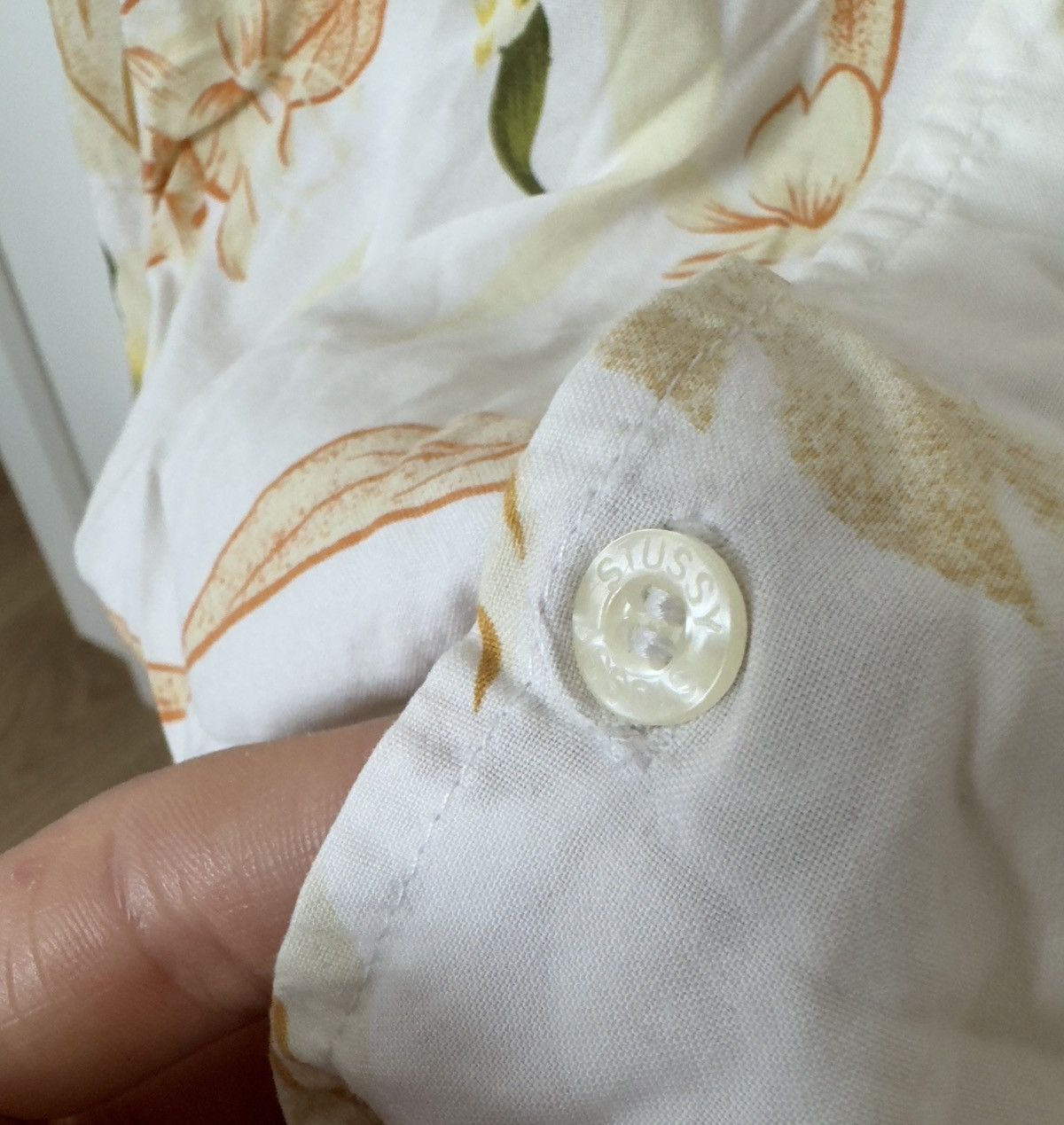 Stussy Stussy shirt with flowers Hawaii style summer vintage 90s Size US M / EU 48-50 / 2 - 5 Thumbnail