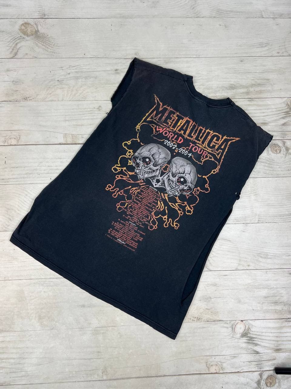 Metallica Vintage Metallica 2003 2004 World Tour T shirt Size US L / EU 52-54 / 3 - 2 Thumbnail