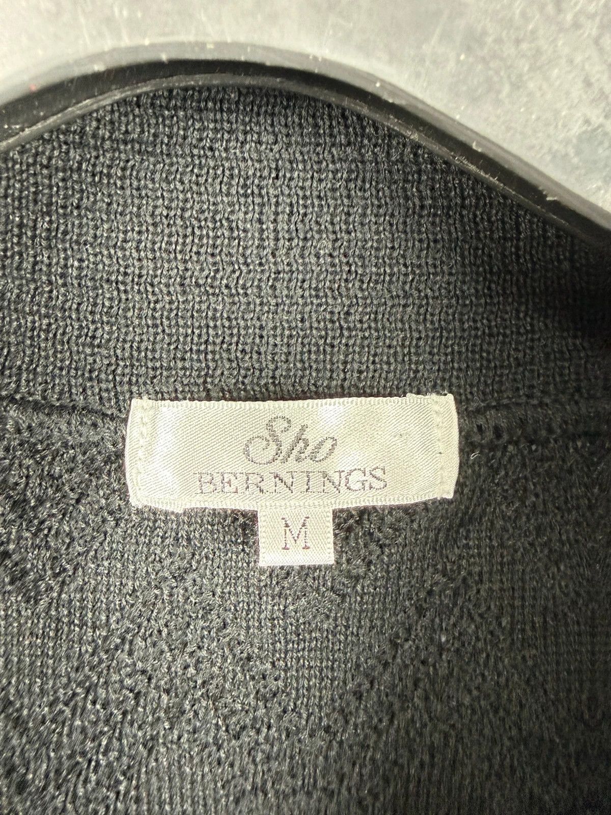 BERNINGS SHO Sho Bernings Japan Cardigan Black Cotton Polyester size M Size US M / EU 48-50 / 2 - 3 Thumbnail