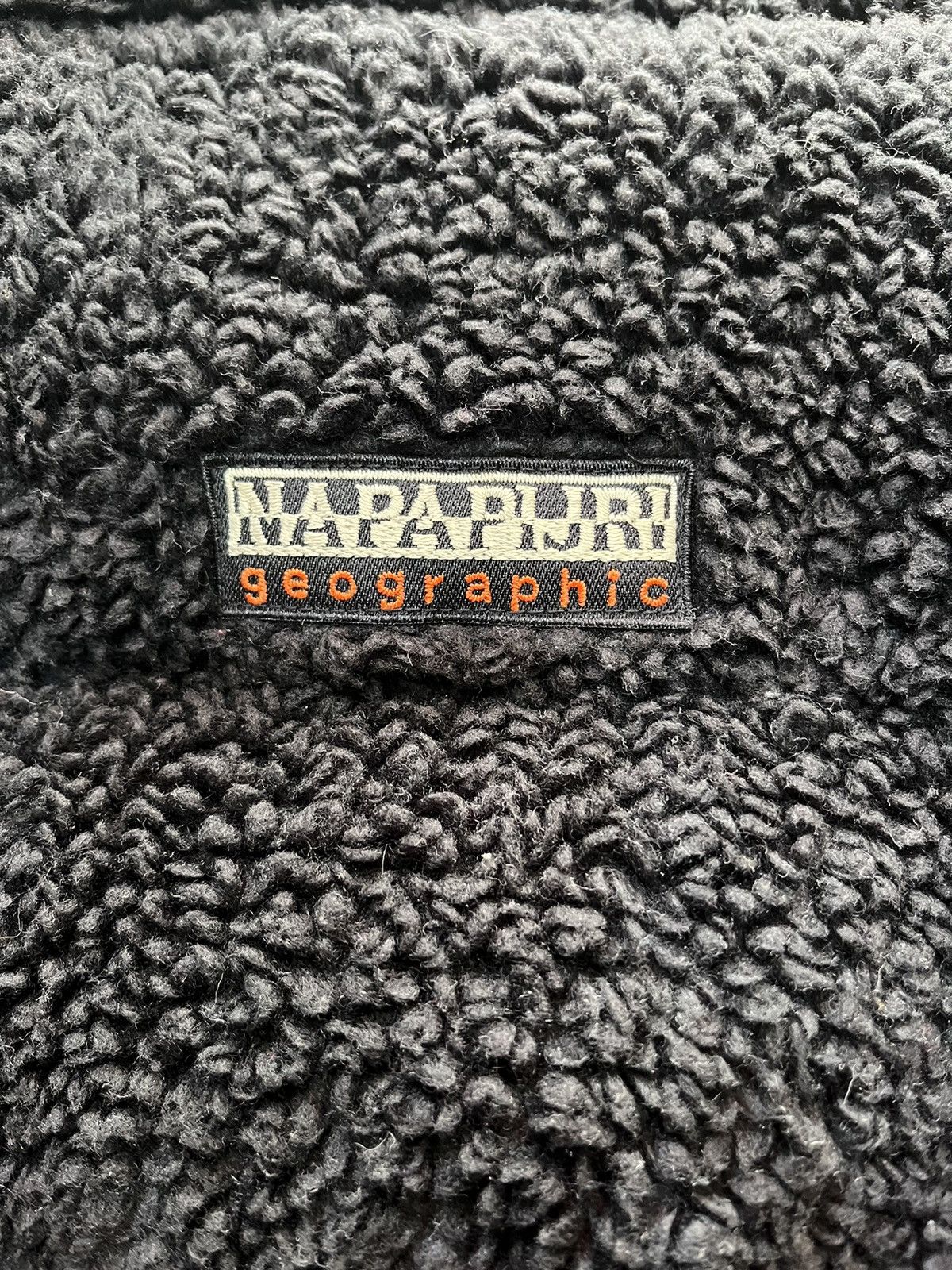 Napapijri × Vintage Napapijri Abox Borg Fleecejacke Black Size US XS / EU 42 / 0 - 2 Thumbnail