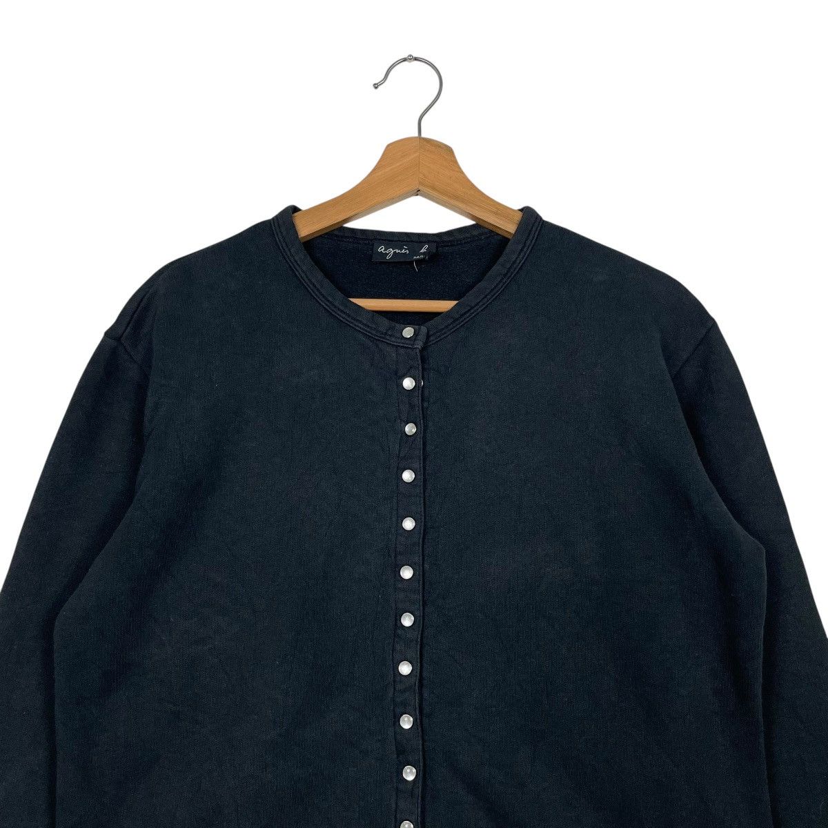 agnes b. Agnes B Snap Button Blouse Cardigan Size M / US 6-8 / IT 42-44 - 2 Thumbnail