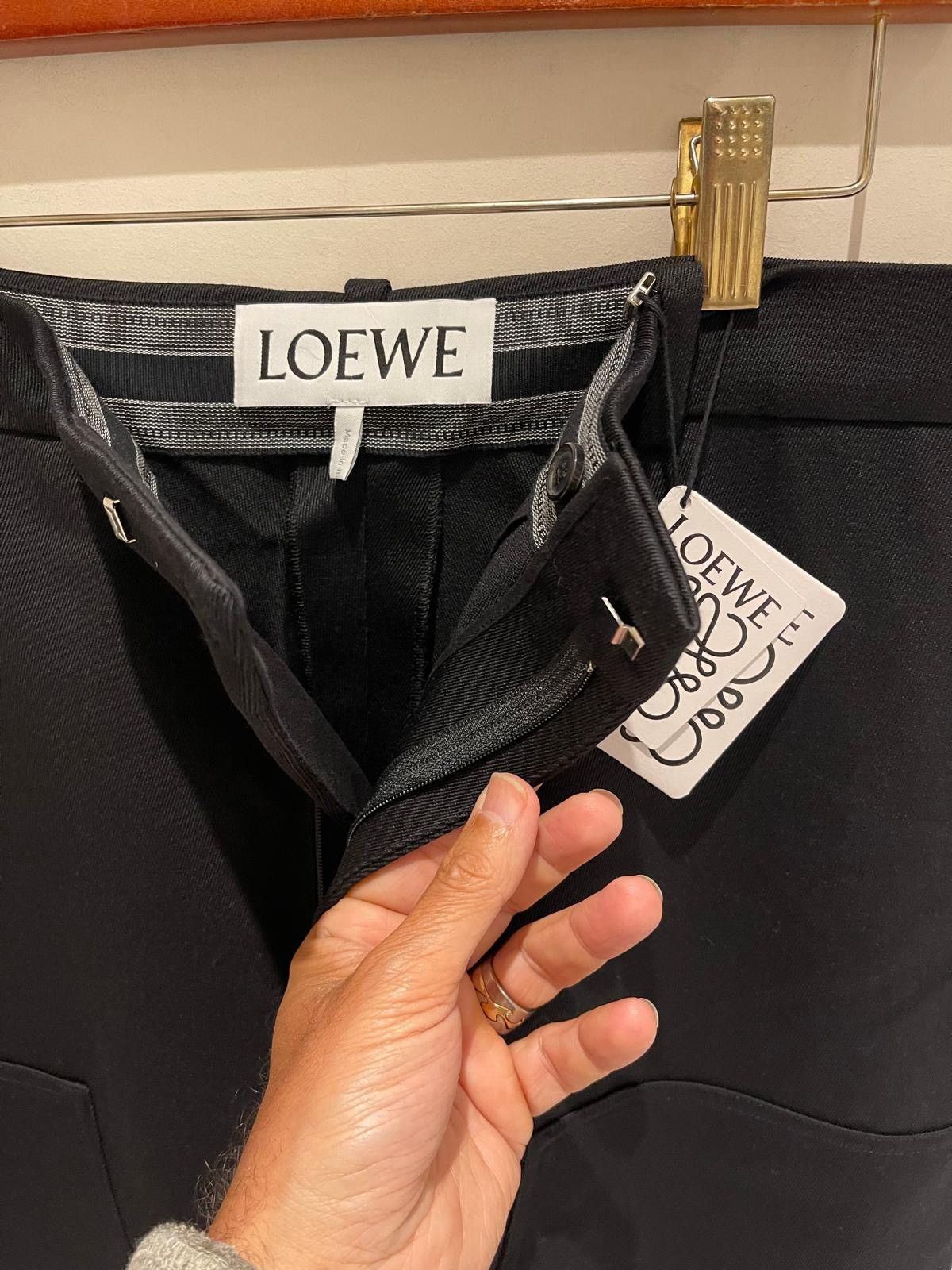 Loewe Loewe Black Trouser Pants Size US 34 / EU 50 - 4 Thumbnail