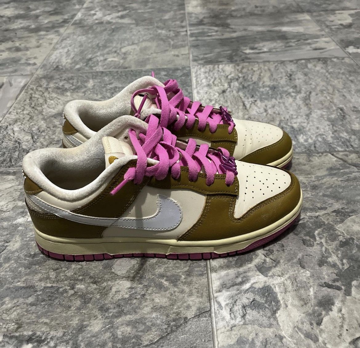 Nike Nike dunks Pink Brown Beige Size US 8.5 / IT 38.5 - 2 Thumbnail