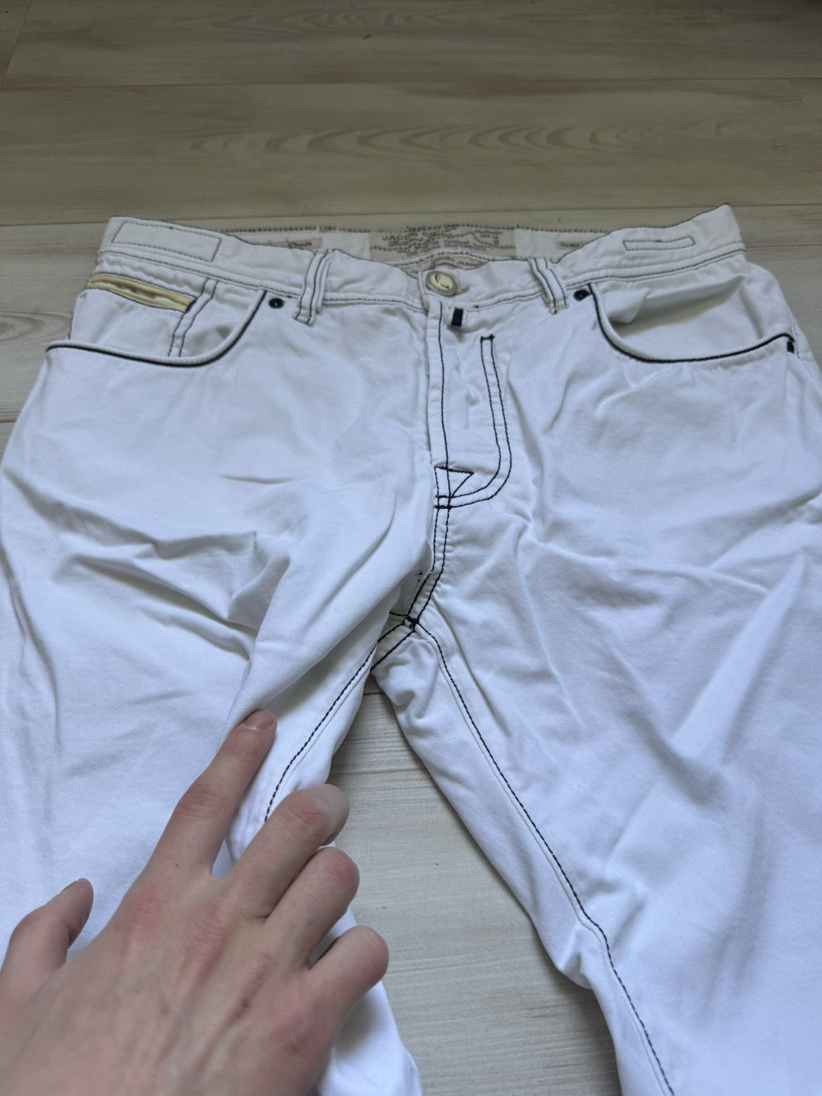 Designer × Jacob Cohen Jacob Cohen denim white jeans made in Italy Luxury designer Size US 36 / EU 52 - 12 Thumbnail