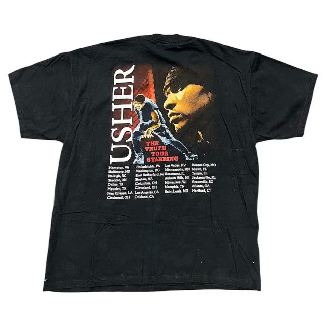 Band Tees GRAIL 2004 Usher "The Truth" Tour Shirt Size US XL / EU 56 / 4 - 2 Thumbnail