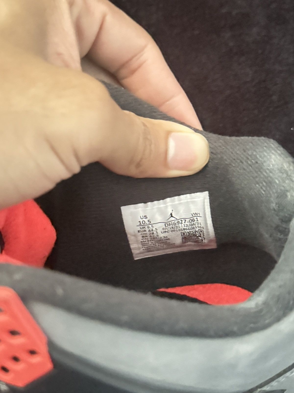 Jordan Brand Jordan 4 Infrared Size US 10.5 / EU 43-44 - 7 Thumbnail