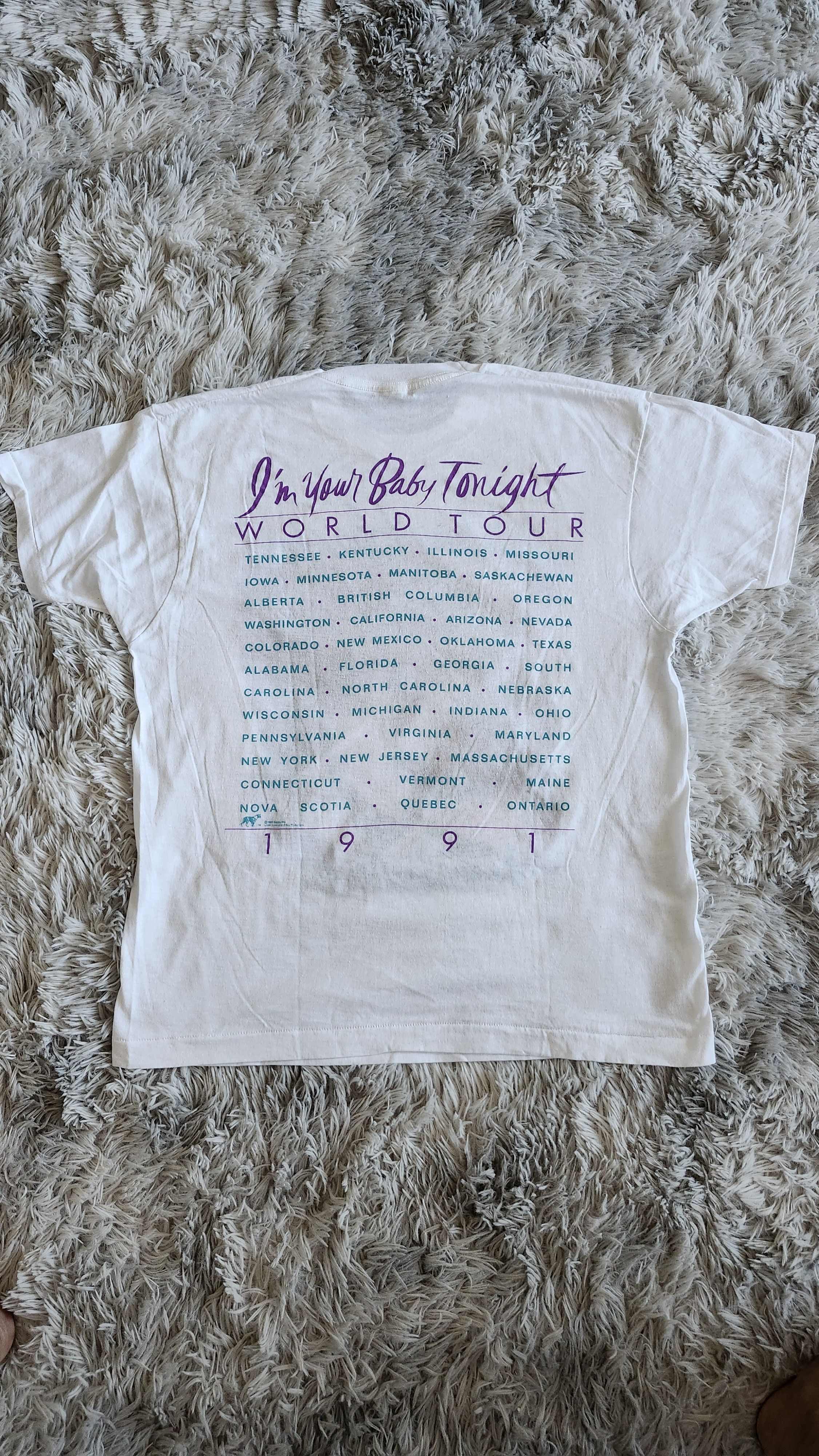 Other Whitney Houston 1991 Tour shirt Size US XL / EU 56 / 4 - 2 Thumbnail