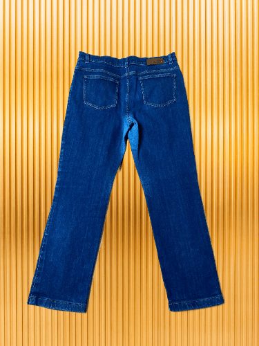 Escada × Vintage Vintage Y2K faded blue washed baggy wide leg jeans Size 40" / US 18 - 1 Thumbnail