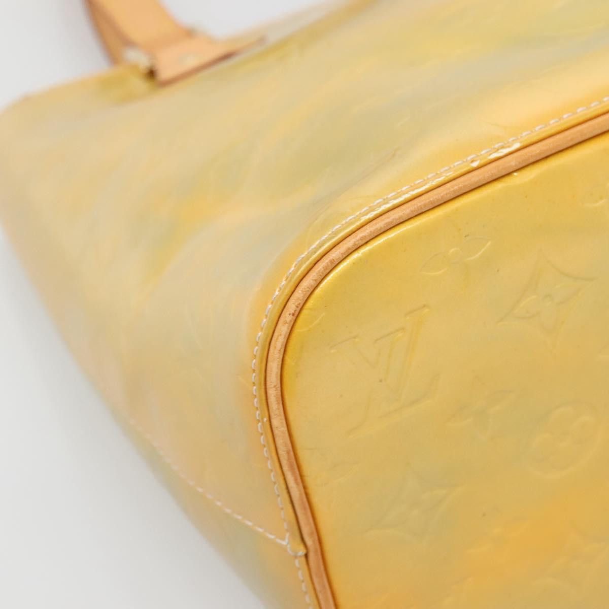 Louis Vuitton LOUIS VUITTON Monogram Vernis Houston Hand Bag Gris M91053 Size ONE SIZE - 4 Thumbnail