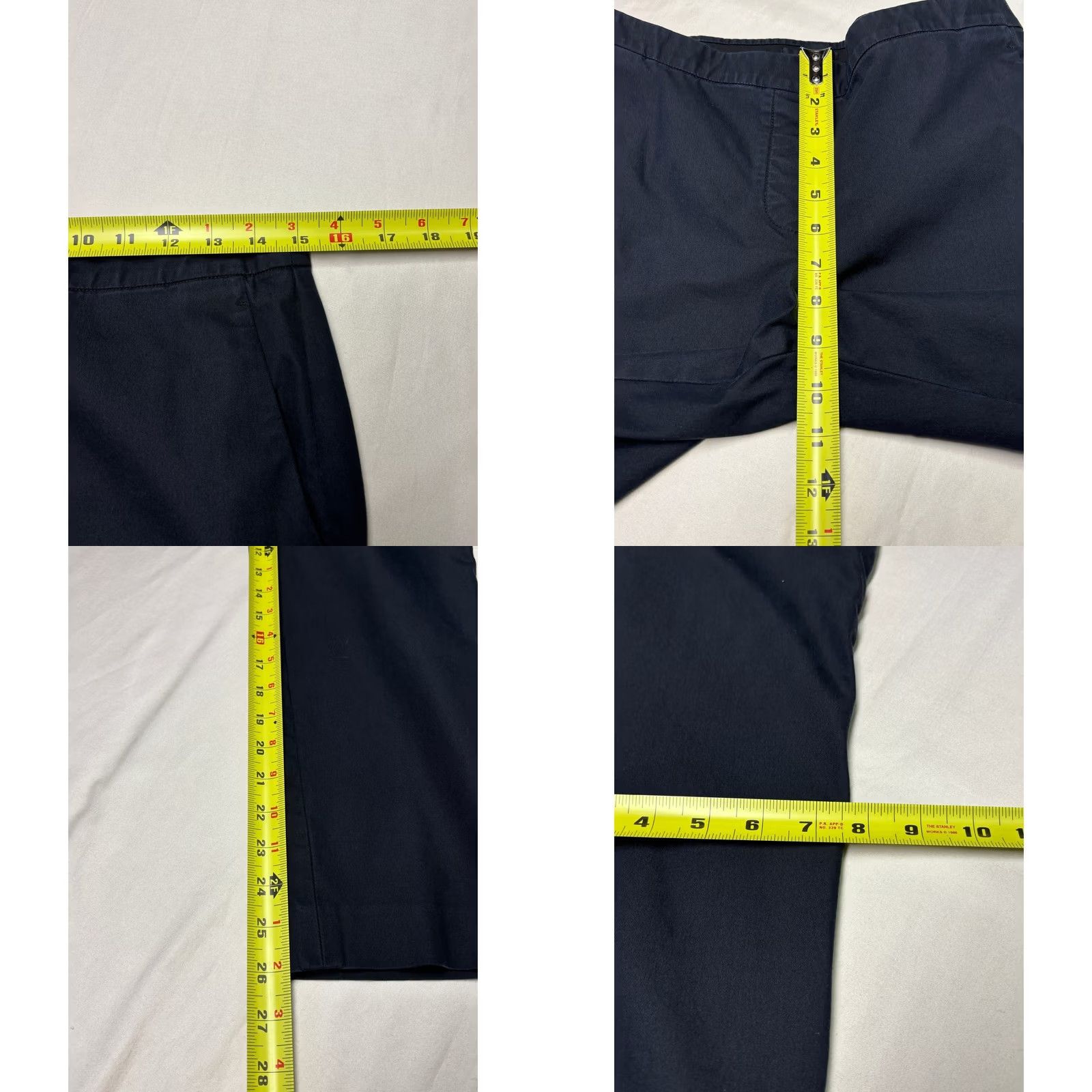 Theory Theory Thaniel Approach Black Stretch Cotton Pull On Slim Womens 6 W29 L26 USA Size ONE SIZE - 8 Thumbnail