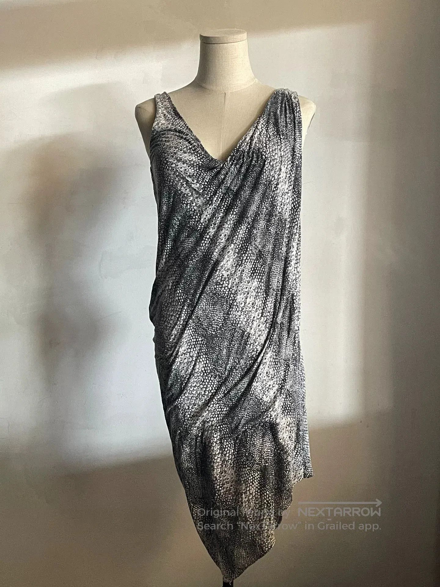 Helmut Lang Helmut Lang Snake Pattern Dress. Size S / US 4 / IT 40 - 2 Thumbnail