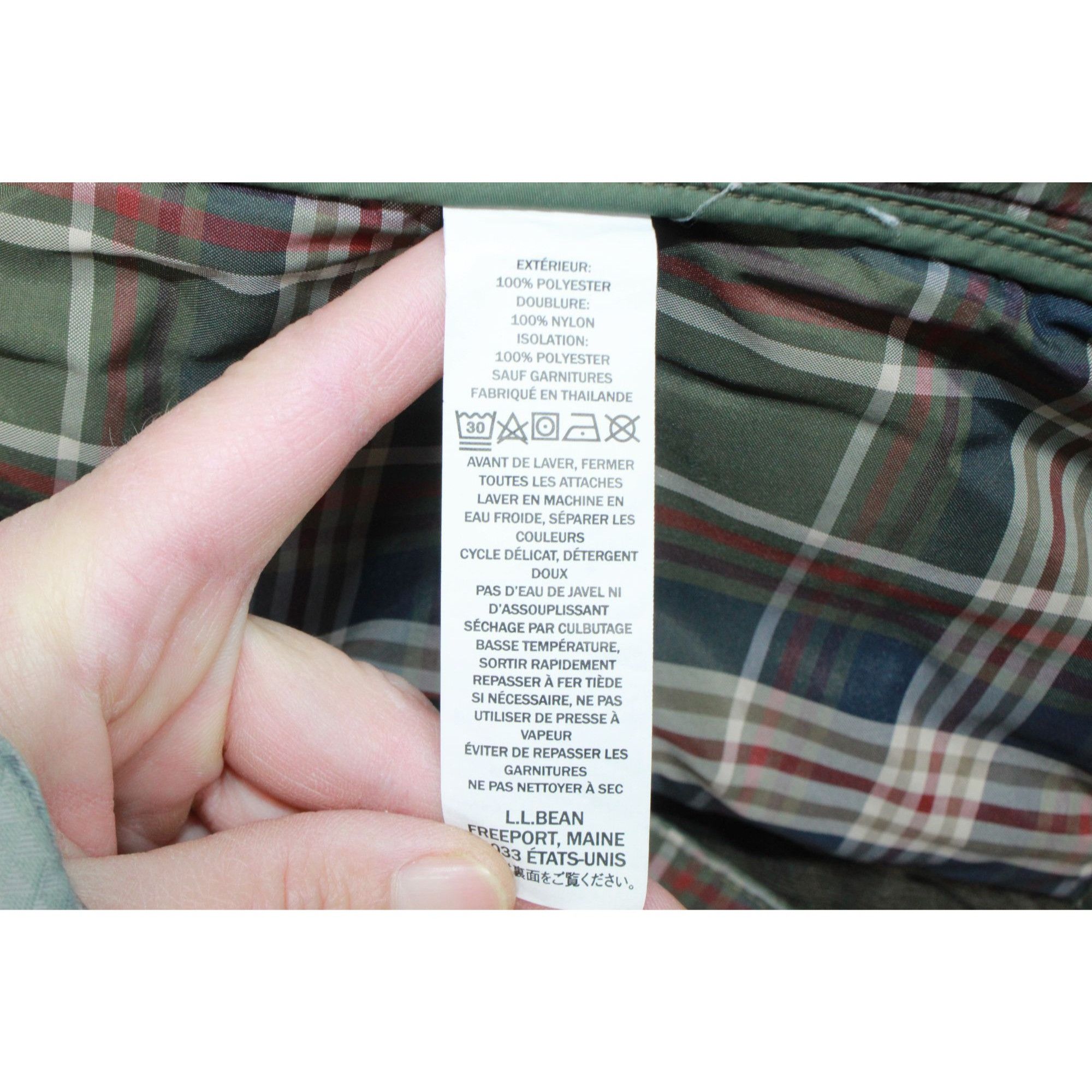 L.L. Bean LL Bean Quilted Riding Jacket Deep Olive XS Petite Size XS / US 0-2 / IT 36-38 - 9 Thumbnail