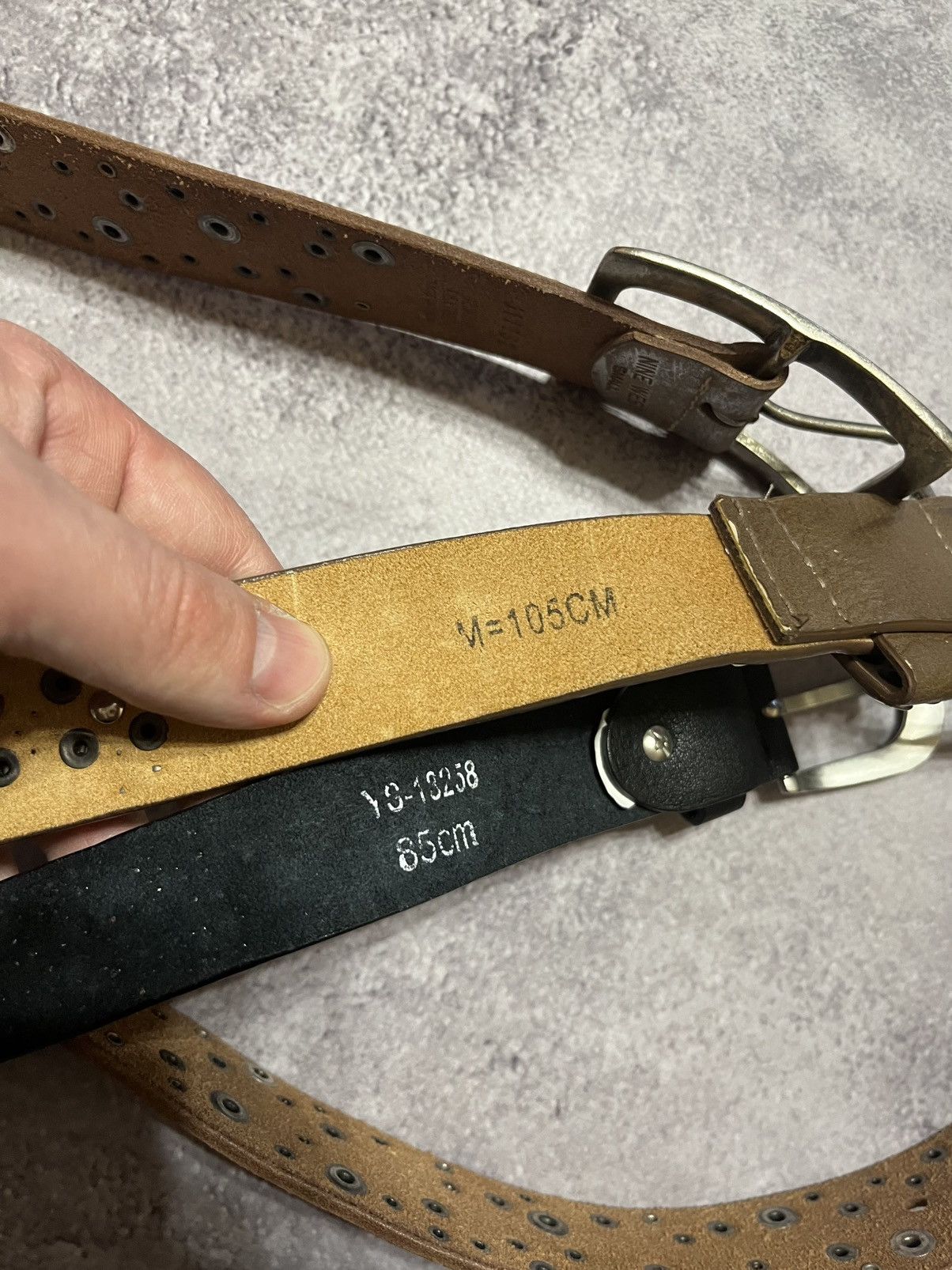 Vintage Vintage bundle of three belts as B B Simon y2k Size ONE SIZE - 5 Thumbnail
