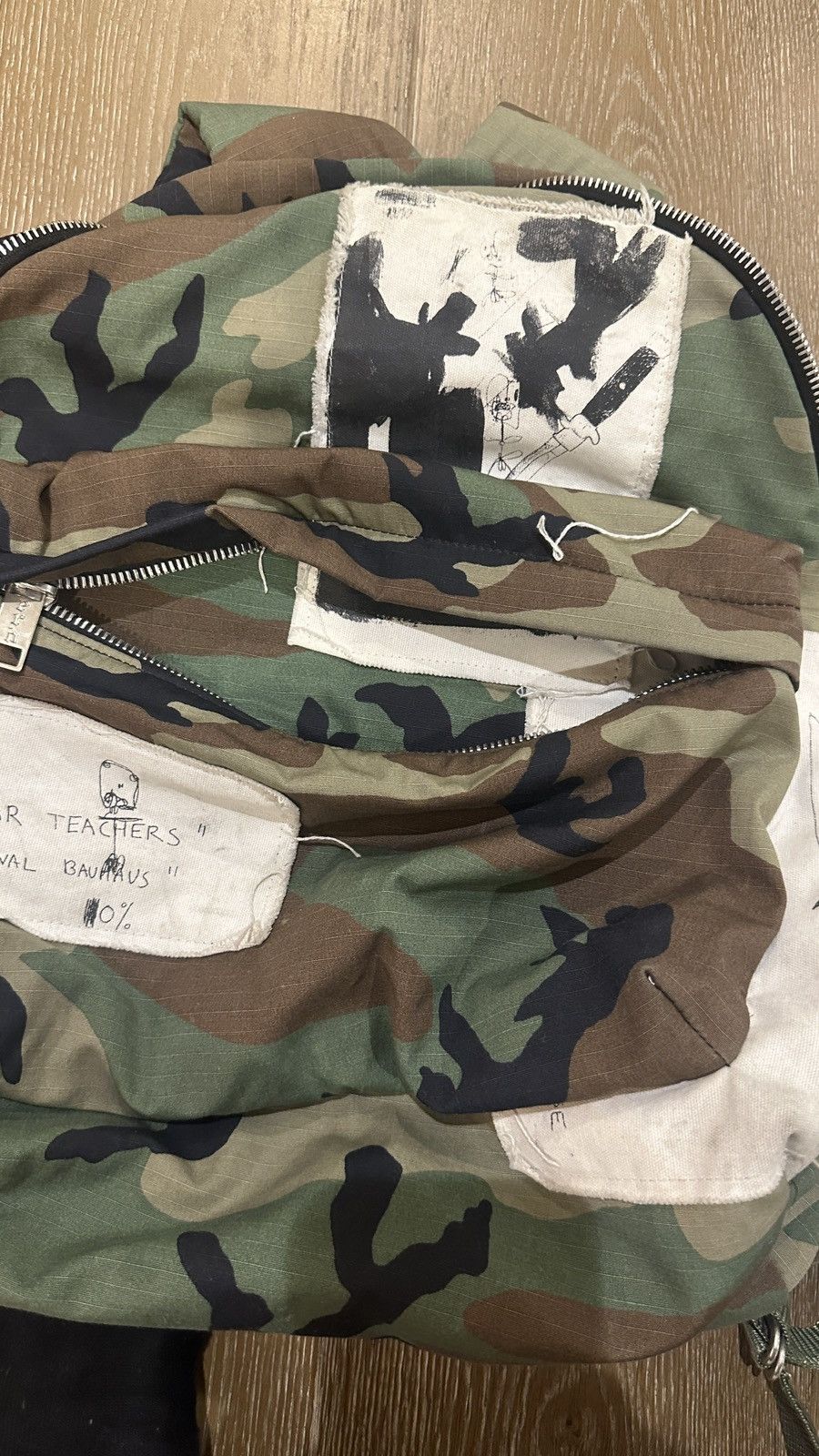 Enfants Riches Deprimes ERD Camo patchwork assemblage backpack Size ONE SIZE - 8 Thumbnail