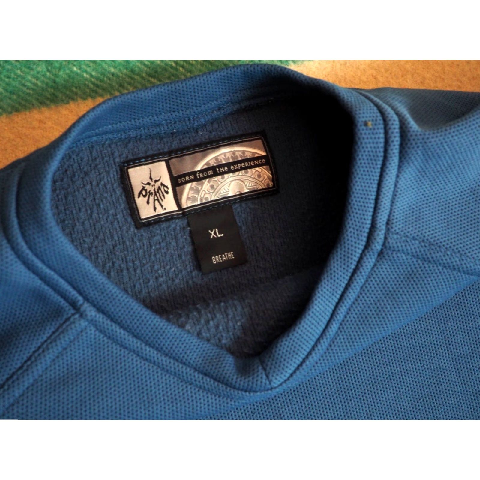 Prana VINTAGE VTG 90s Prana Breathe Navy Blue Logo Outdoor Hiking Pullover Sweatshirt Mens XL Size US XL / EU 56 / 4 - 2 Thumbnail