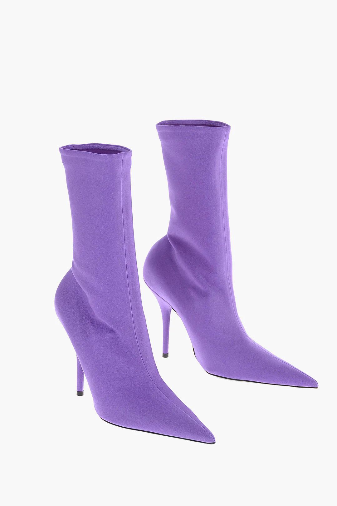 Balenciaga og1mm0326 Spandex Sock Ankle Boots in Purple Size US 9 / IT 39 - 2 Thumbnail
