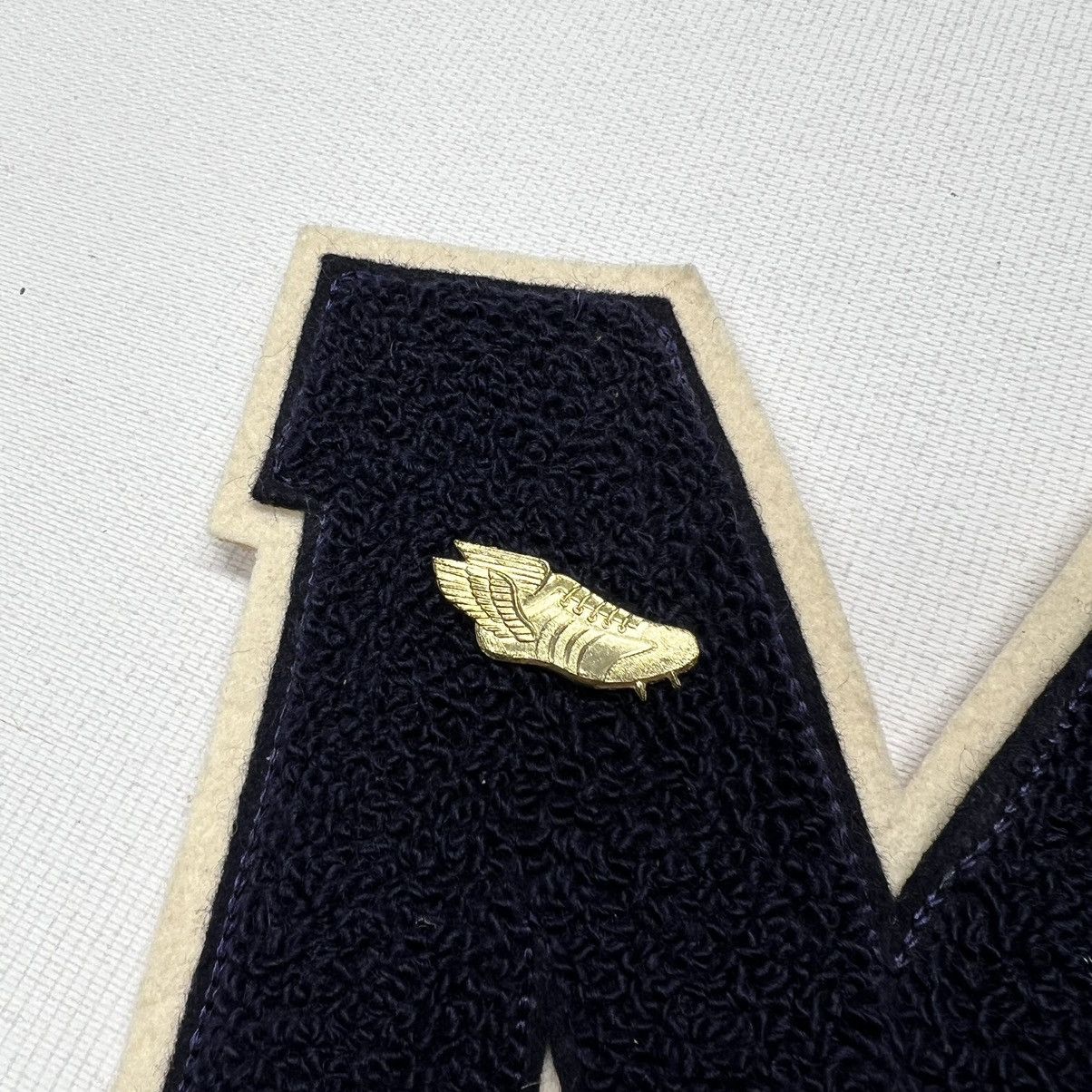Vintage Letterman Varsity Patch Letter M Blue Chenille Felt Sports Size ONE SIZE - 3 Thumbnail