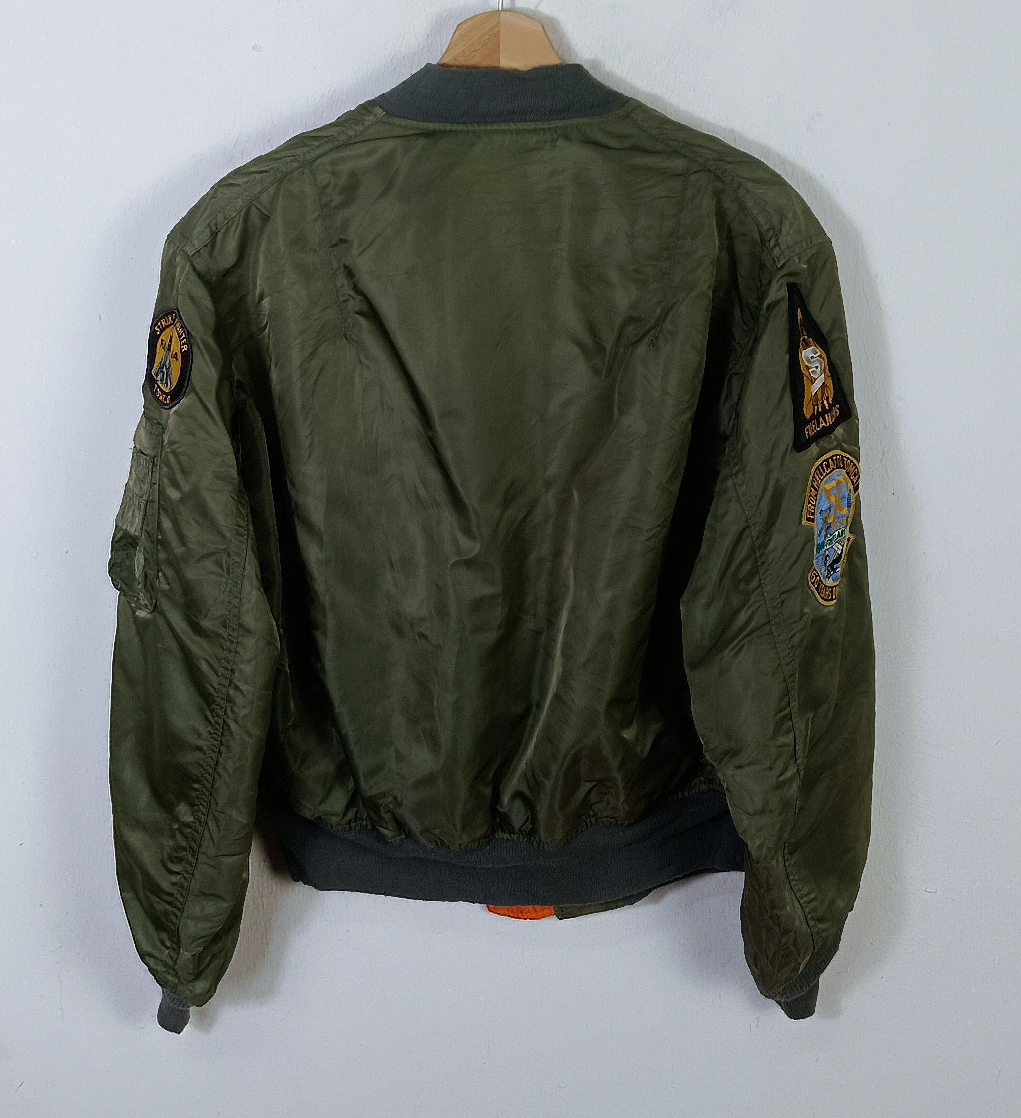 Alpha Industries ALPHA 90s Jacket TYPE MA 1 J 82790J(USAF) Size US L / EU 52-54 / 3 - 2 Thumbnail