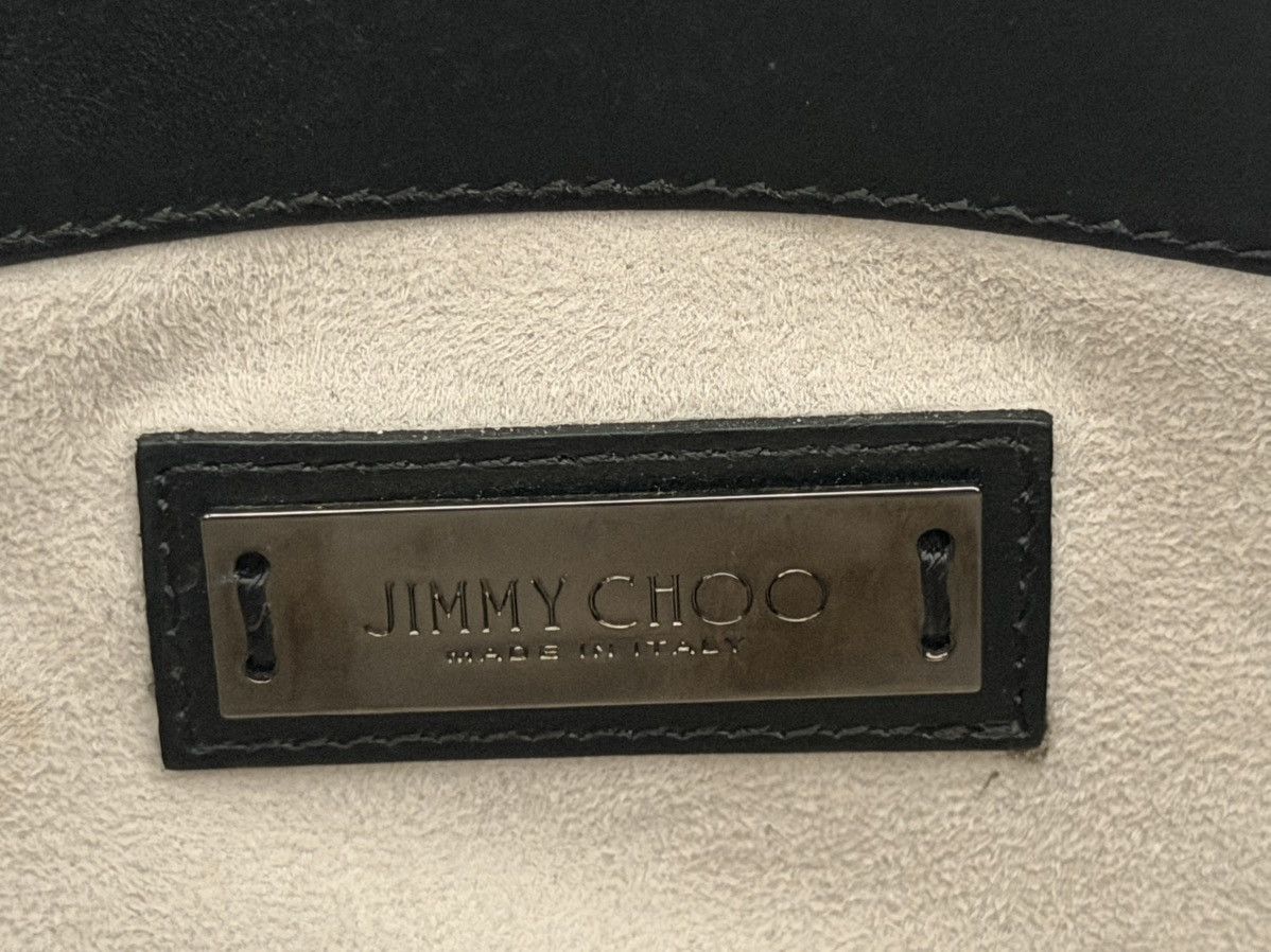 Jimmy Choo FW 2014 Iconic Jimmy Choo Black Leather Riley Handle Bag Size ONE SIZE - 5 Thumbnail