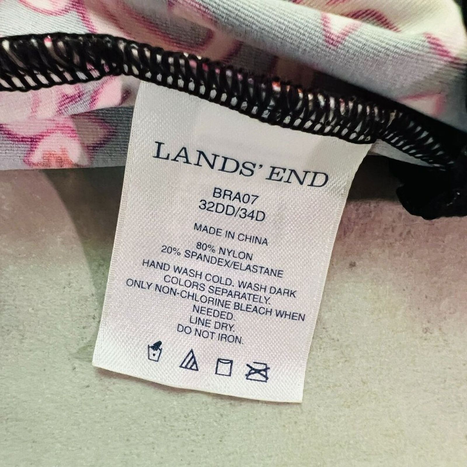 Lands' End Lands End V-Neck Wrap Underwire Tankini Swimsuit Twilight Size ONE SIZE - 4 Thumbnail