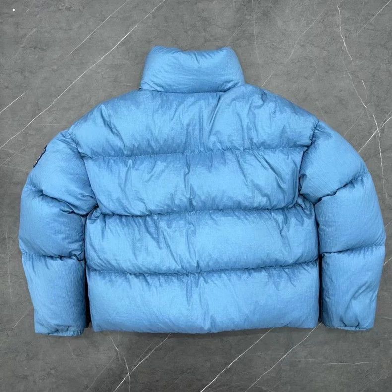 Dior Dior Blue Down Jacket with Logo Print-2505 Size US L / EU 52-54 / 3 - 2 Thumbnail