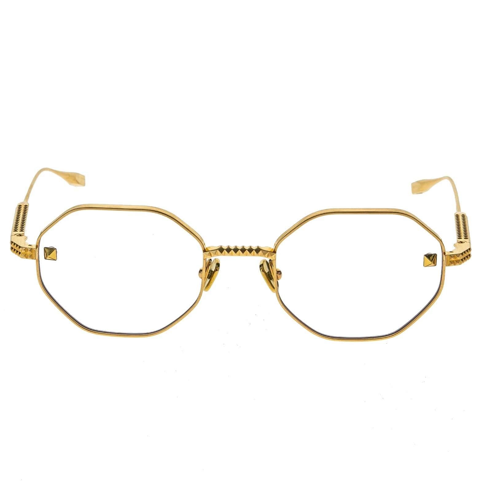 Valentino VALENTINO V-STUD VLX122 VLX 122C Geometric Optical Frame Size ONE SIZE - 6 Thumbnail