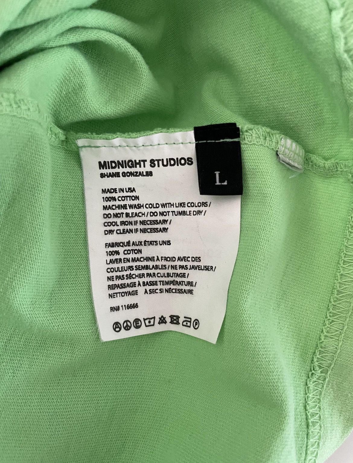A$AP Rocky × AWGE × Midnight Studios Midnight Studios T-shirt+socks Size US L / EU 52-54 / 3 - 4 Thumbnail