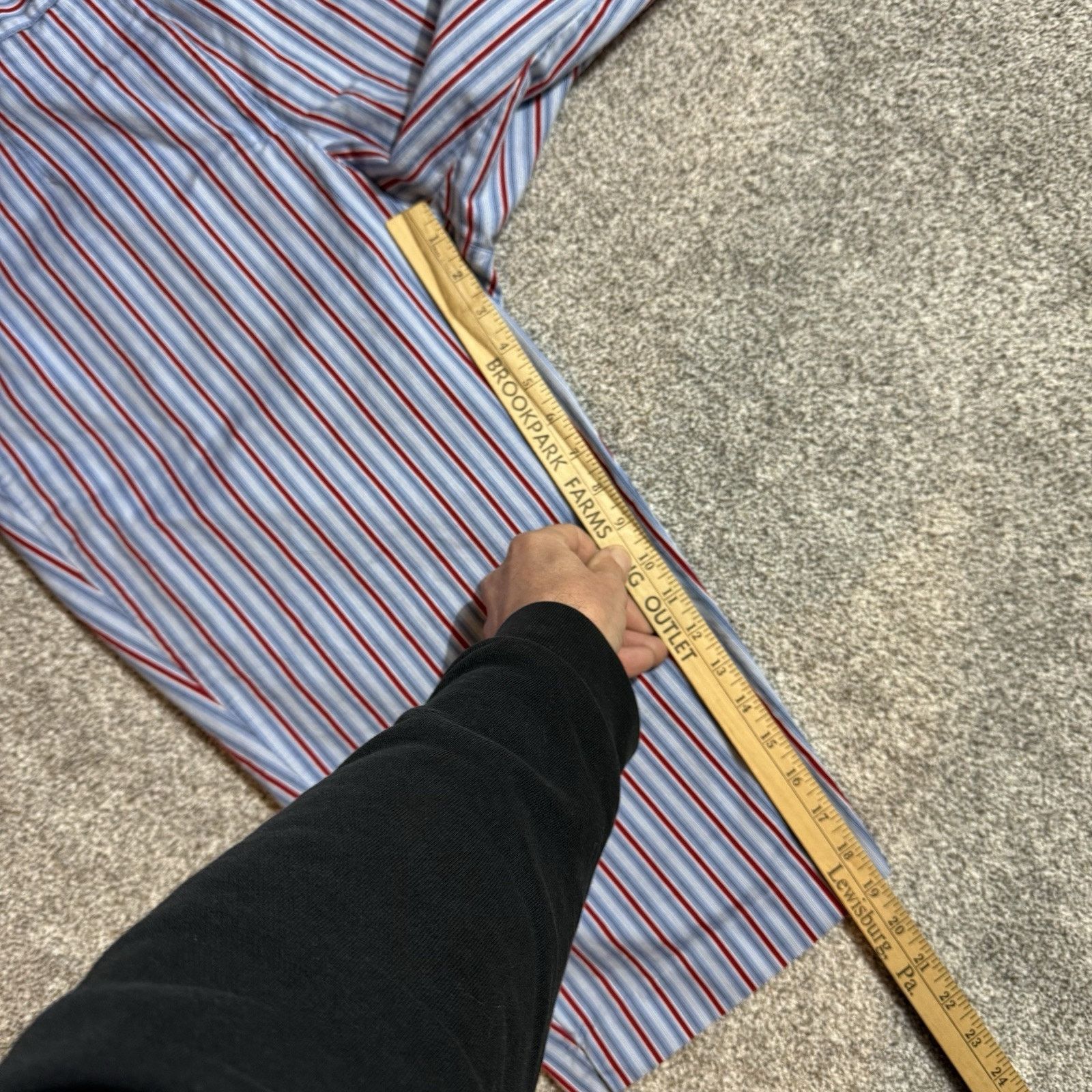 Other Vintage 90s Capri Pants Womens 14 Petite Preppy Pinstriped Size 36" / US 14 / IT 50 - 4 Thumbnail