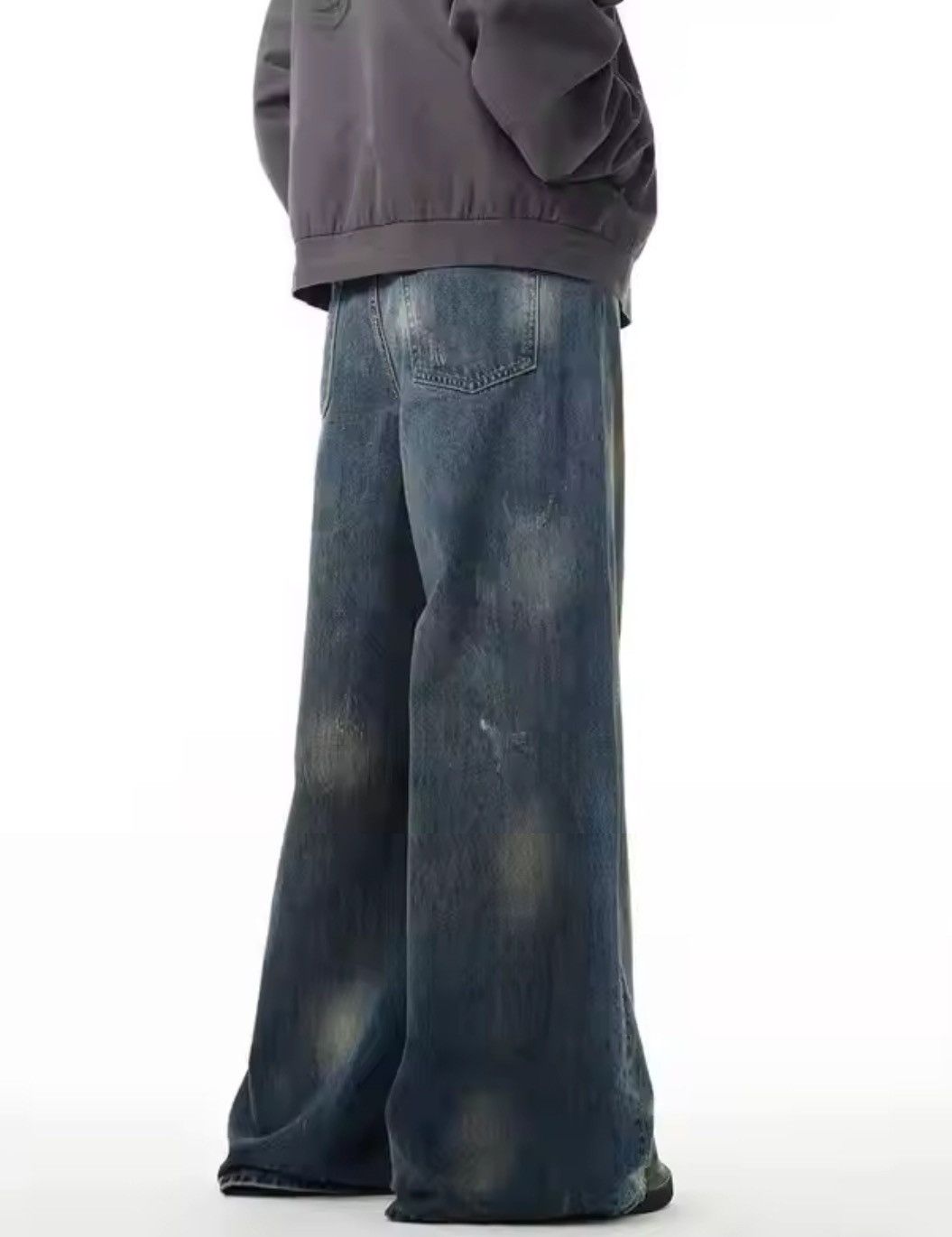 Japanese Brand × Jean Vintage tie dye washed straight leg denim Size US 30 / EU 46 - 3 Thumbnail