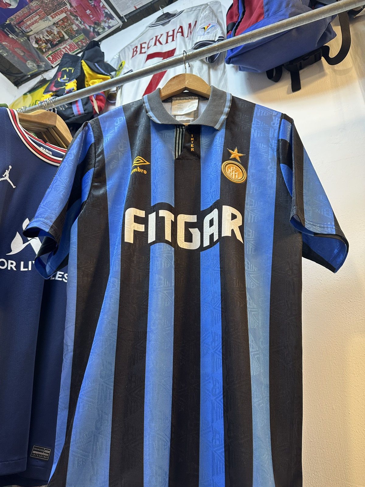 Umbro Vintage 1991-1992 Inter Milan Home Kit Size US S / EU 44-46 / 1 - 3 Thumbnail
