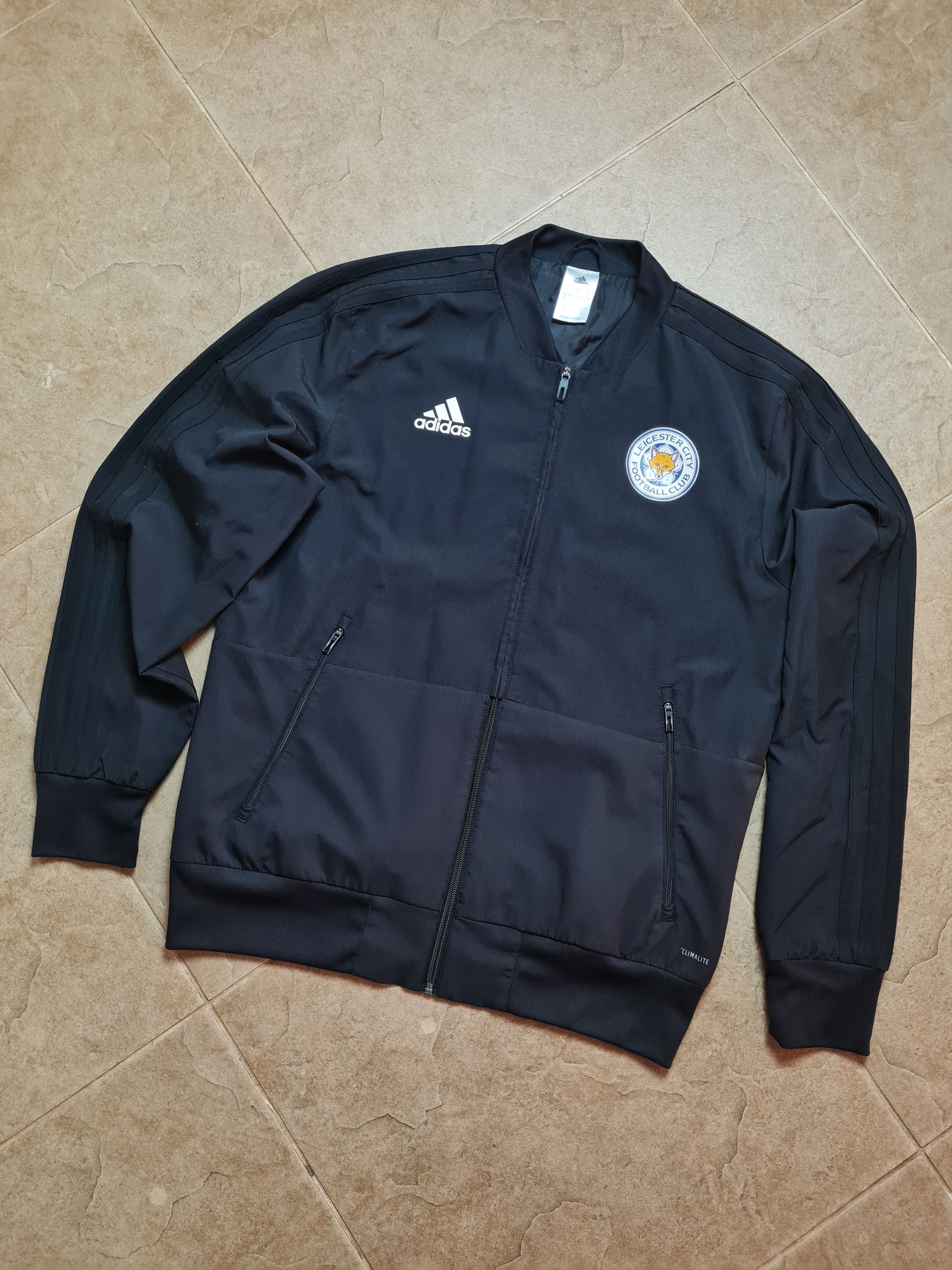 Adidas Football Jacket Leicester City Soccer Training Top Adidas Size US M / EU 48-50 / 2 - 5 Thumbnail